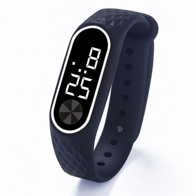 2019 LED Digital Display Bracelet Watch Children's Students Silica Gel Sport Watch Boys & Girls Watch Relogio Feminino Masculino