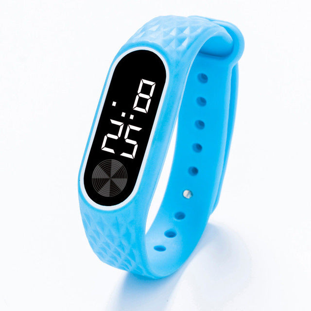 2019 LED Digital Display Bracelet Watch Children's Students Silica Gel Sport Watch Boys & Girls Watch Relogio Feminino Masculino
