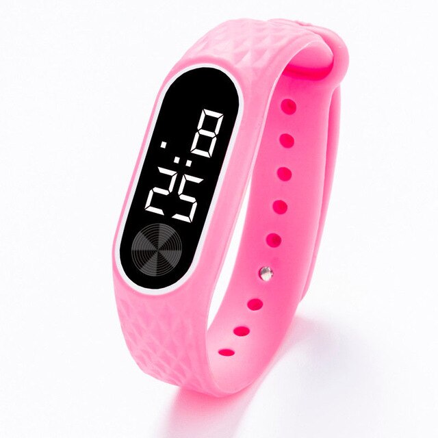 2019 LED Digital Display Bracelet Watch Children's Students Silica Gel Sport Watch Boys & Girls Watch Relogio Feminino Masculino