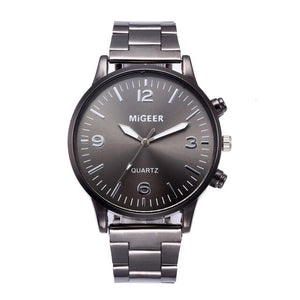 2019 New Fashion men watches water proof Women Crystal Stainless Steel Analog Quartz Wrist Watch Bracelet relogio F30