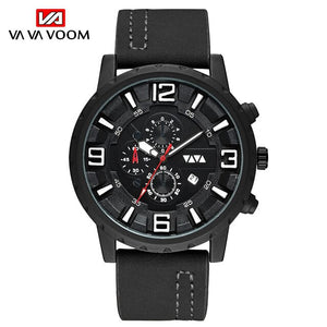 Sports Waterproof Watch Men 2019 New Mens Watches Top Brand Luxury Quartz Watch Casual Leather Military Clock Relogio Masculino