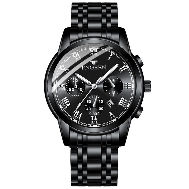 Successful man business clock non-mechanical men watch grandeur quartz mens watches waterproof luminous male watch Montre Homme