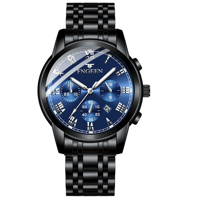 Successful man business clock non-mechanical men watch grandeur quartz mens watches waterproof luminous male watch Montre Homme