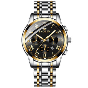 Successful man business clock non-mechanical men watch grandeur quartz mens watches waterproof luminous male watch Montre Homme