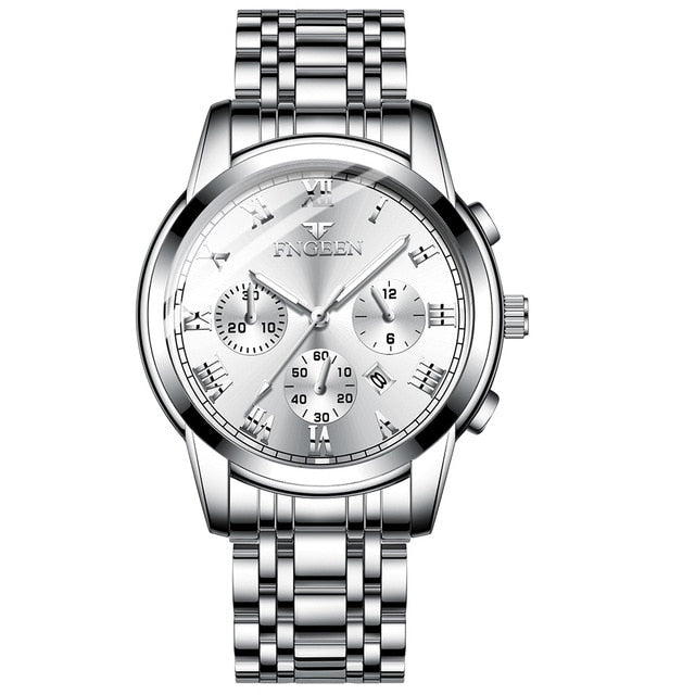 Successful man business clock non-mechanical men watch grandeur quartz mens watches waterproof luminous male watch Montre Homme