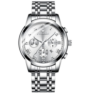 Successful man business clock non-mechanical men watch grandeur quartz mens watches waterproof luminous male watch Montre Homme