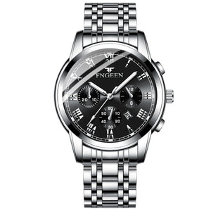 Successful man business clock non-mechanical men watch grandeur quartz mens watches waterproof luminous male watch Montre Homme