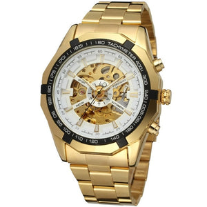 WINNER New Men Automatic Mechanical Watches Skeleton Clock Male Business Causal Watches Gifts Relogio Masculino erkek kol saati