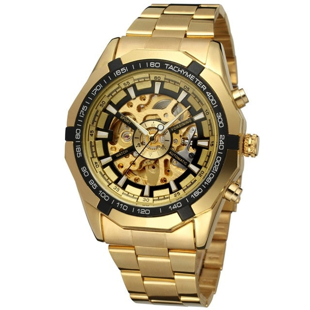 WINNER New Men Automatic Mechanical Watches Skeleton Clock Male Business Causal Watches Gifts Relogio Masculino erkek kol saati