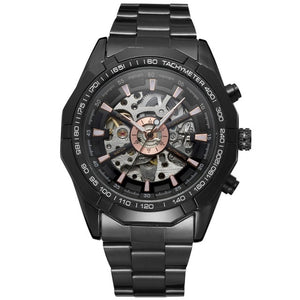 WINNER New Men Automatic Mechanical Watches Skeleton Clock Male Business Causal Watches Gifts Relogio Masculino erkek kol saati