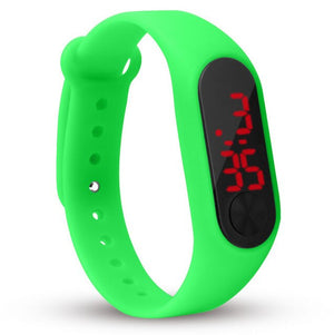 fashion boys girls kids children students sport digital led watches new mens womens promotion plastic outdoor gift wrist watches