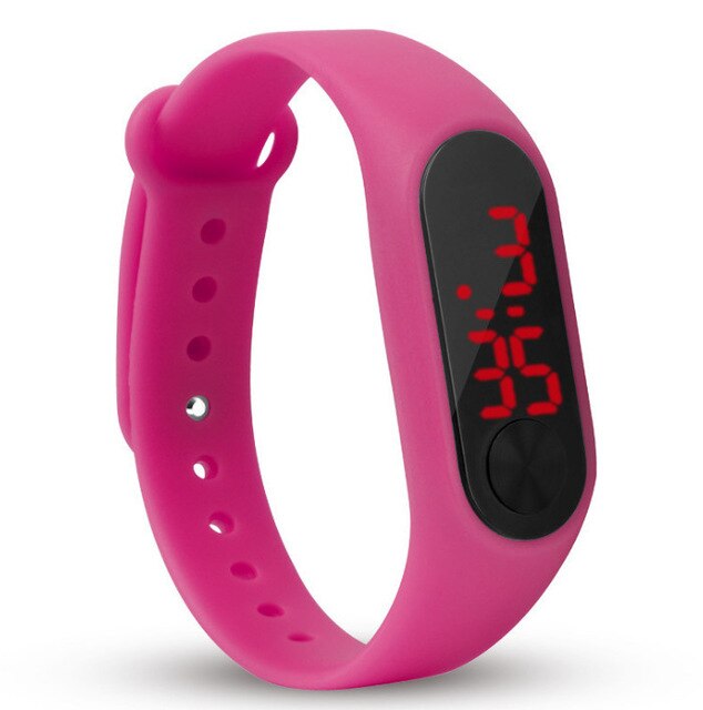 fashion boys girls kids children students sport digital led watches new mens womens promotion plastic outdoor gift wrist watches