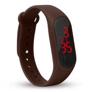 fashion boys girls kids children students sport digital led watches new mens womens promotion plastic outdoor gift wrist watches