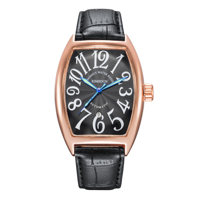 Switzerland watches men luxury brand casablanca automatic mechanical watch barrel-shaped luminous waterproof Herren uhren