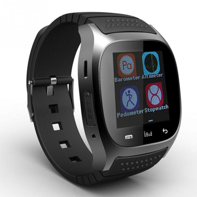 M26 Unisex Fashion&Casual Rectangle Digital Smart Bluetooth Pin buckle Watch For Women Men