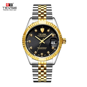 TEVISE Mechanical Watch Luxury Waterproof  Stainless Luminous Auto Date Fashion Business Automatic Men Watch 2019 Relogio