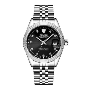 TEVISE Mechanical Watch Luxury Waterproof  Stainless Luminous Auto Date Fashion Business Automatic Men Watch 2019 Relogio