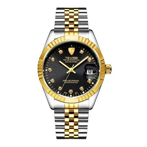 TEVISE Mechanical Watch Luxury Waterproof  Stainless Luminous Auto Date Fashion Business Automatic Men Watch 2019 Relogio