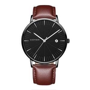 Fashion Business Watch Men Luxury Brand Gold Black Mesh Steel Quartz Watch for Man Minimalist Wrist Watches Relogio Masculino