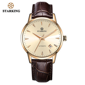STARKING Mechanical Watch Men Miyota Movt Stainless Steel Wristwatch Sapphire Automatic Self-wind Men Watch Relogio 3ATM AM0171