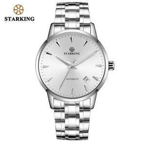STARKING Mechanical Watch Men Miyota Movt Stainless Steel Wristwatch Sapphire Automatic Self-wind Men Watch Relogio 3ATM AM0171