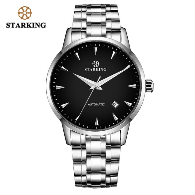 STARKING Mechanical Watch Men Miyota Movt Stainless Steel Wristwatch Sapphire Automatic Self-wind Men Watch Relogio 3ATM AM0171