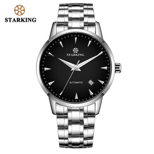 STARKING Mechanical Watch Men Miyota Movt Stainless Steel Wristwatch Sapphire Automatic Self-wind Men Watch Relogio 3ATM AM0171