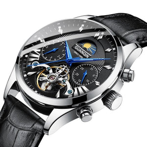 GUANQIN automatic/mechanical/luxury watch men reloj hombre clock men's/mens watches 2019 top brand luxury gold tourbillon mens