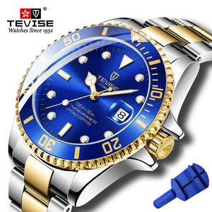 2019 Tevise Top Brand Luxury Men Mechanical Watches Famous Design Automatic Watch Fashion Male Clock Relogio Masculino T801