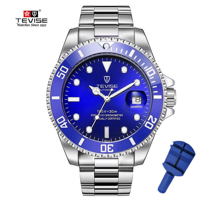 2019 Tevise Top Brand Luxury Men Mechanical Watches Famous Design Automatic Watch Fashion Male Clock Relogio Masculino T801