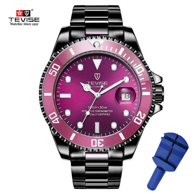 2019 Tevise Top Brand Luxury Men Mechanical Watches Famous Design Automatic Watch Fashion Male Clock Relogio Masculino T801