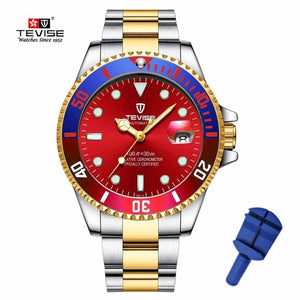 2019 Tevise Top Brand Luxury Men Mechanical Watches Famous Design Automatic Watch Fashion Male Clock Relogio Masculino T801