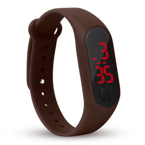 Fashion LED watch boys girls kids children students sport digital watch new mens womens  silicone Running watches relogio femini
