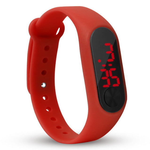 Fashion LED watch boys girls kids children students sport digital watch new mens womens  silicone Running watches relogio femini