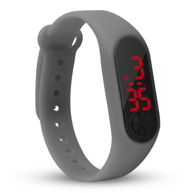 Fashion LED watch boys girls kids children students sport digital watch new mens womens  silicone Running watches relogio femini