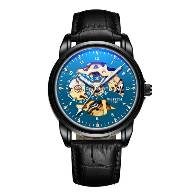 2019 luxury Automatic Watch Fashion Casual Men’s Watch Top Brand Luxury Skeleton Mechanical Watch Water Resistant Luminous Hands