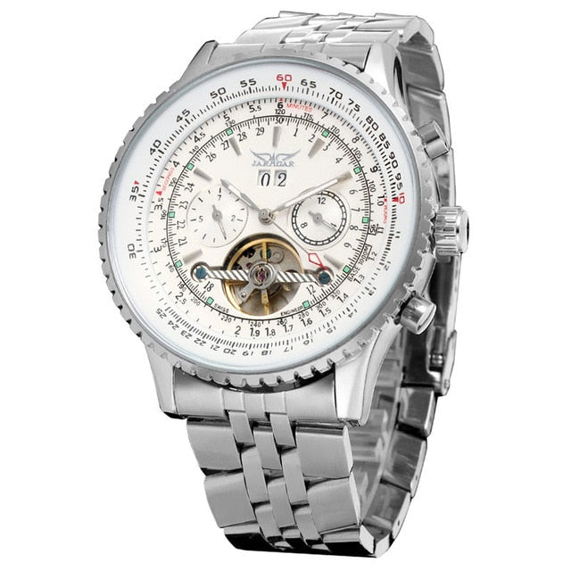 Top Brand Mens Watches  Luxury JARAGAR Men Military Sport Wristwatch Automatic Mechanical Tourbillon Watch relogio masculino