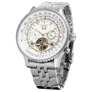Top Brand Mens Watches  Luxury JARAGAR Men Military Sport Wristwatch Automatic Mechanical Tourbillon Watch relogio masculino