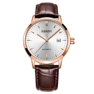 2018 New Men's WristWatch OUBAOER Stainless steel Casual Automatic Mechanical Watches Male reloj hombre