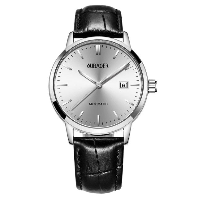 2018 New Men's WristWatch OUBAOER Stainless steel Casual Automatic Mechanical Watches Male reloj hombre