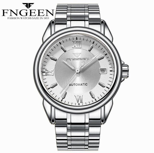 FNGEEN Full Automatic Watch Men Gold Mechanical Watches Waterproof Luminous Hands With Date Calendar montre automatique homme