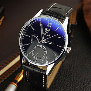 YAZOLE Brand Watches Men Clock Leather Band Black Wrist Watch Fashion Sport Casual montre homme 2019 Hour relogio masculino