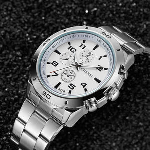 CHENXI Fashion Luxury Watches Men Casual Stainless Steel Waterproof Gift Clock Quartz Male Wristwatch Relogio Masculino 074-46