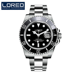 Men Mechanical Watch Automatic Role Date Fashion Luxury Brand Submariner Diver Waterproof Clock Male Luminous rlx Wristwatches