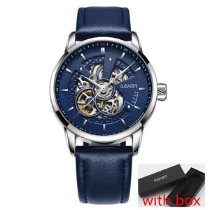 2017 automatic mechanical watch men OUBAOER brand sport men watches fashion skeleton wristwatches male relogio masculino erkek