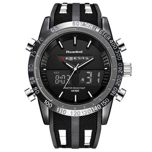 Readeel Brand Sport Watch Mens Watches Top Brand Luxury Men Wrist Watch Waterproof LED Electronic Digital Male relogio masculino