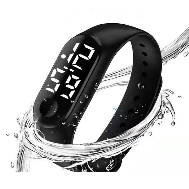 LED Electronic Sports Luminous Sensor Watches Fashion Men and Women Watches Man woman Casual Watch Clock Digital Lovers' Watch
