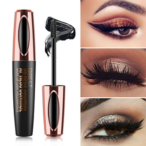 4d Silk Fiber Eyelash Mascara Makeup Waterproof Curling Lengthening Eye Lash Extension Long Lasting Fiber Mascara rimel TSLM1