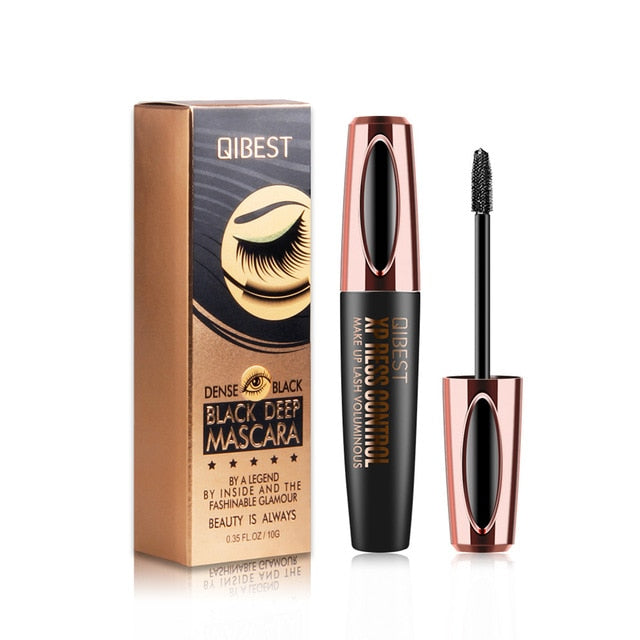 4d Silk Fiber Eyelash Mascara Makeup Waterproof Curling Lengthening Eye Lash Extension Long Lasting Fiber Mascara rimel TSLM1